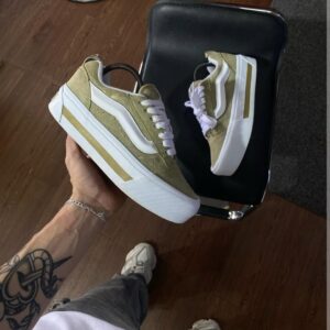 VANS KNU STACK BEIGE PLATAFORMA