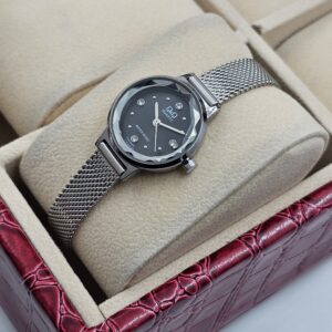 RELOJ Q&Q PULSO DELGADO (DAMA) EN ACERO SILVER/BLACK MAQUINARIA JAPONESA